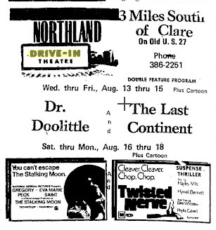 Northland Drive-In Theatre - 13 AUGUST 1969 AD